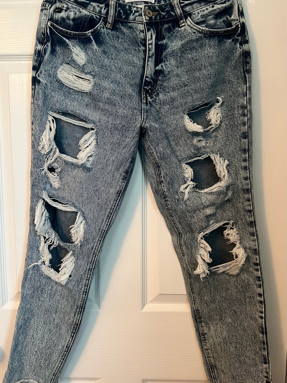KanCan Blue Acid Wash High-Rise Jeans